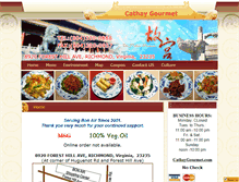 Tablet Screenshot of cathaygourmet.com